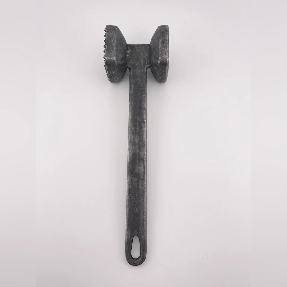 Vintage, Silver Meat Tenderizer Two Sided Hammer Mallet Tool